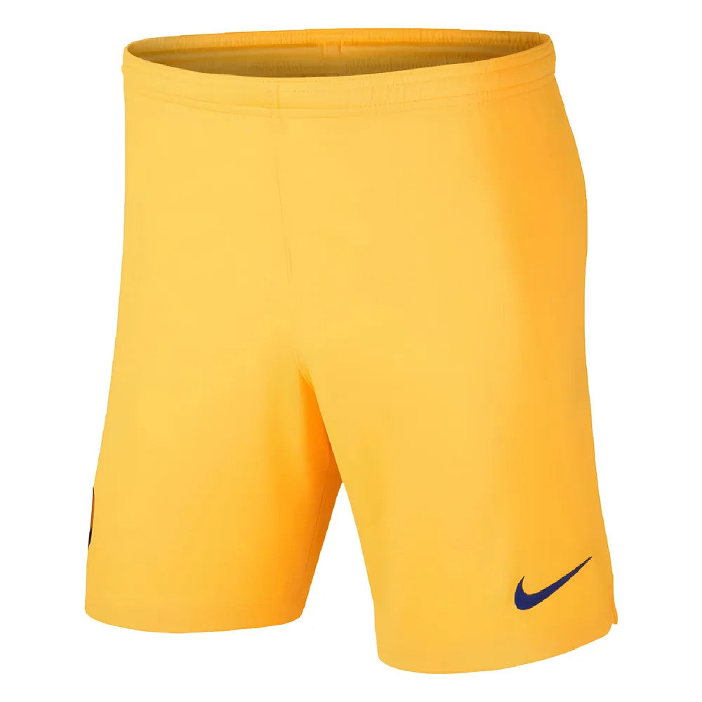 2019-2020 Barcelona Away Nike Football Shorts Yellow (Kids)_1