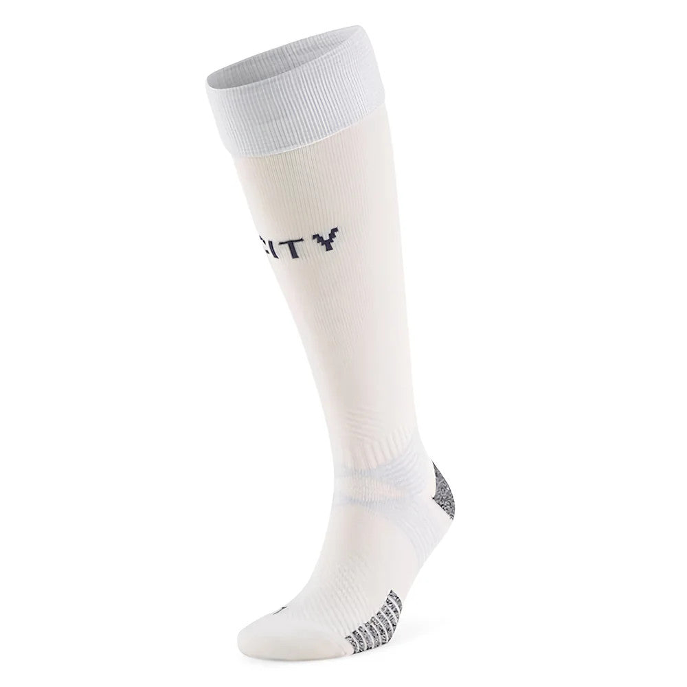 2020-2021 Manchester City Third Football Socks (White)_1