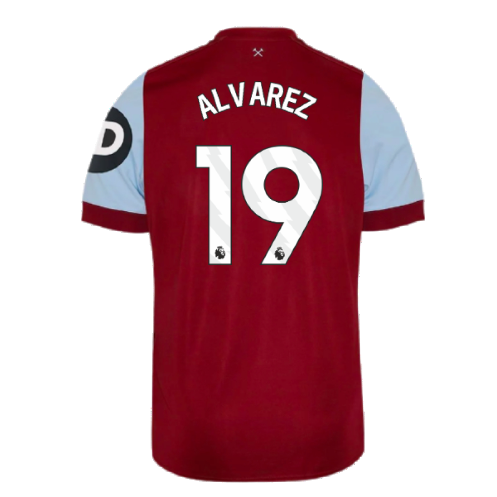 2023-2024 West Ham Home Shirt (Kids) (ALVAREZ 19)_4