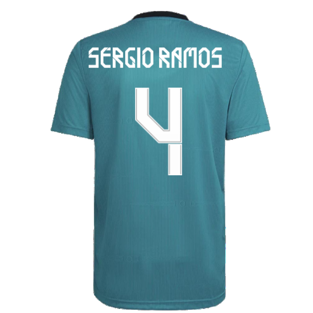 Real Madrid 2021-2022 Third Shirt (SERGIO RAMOS 4)_4