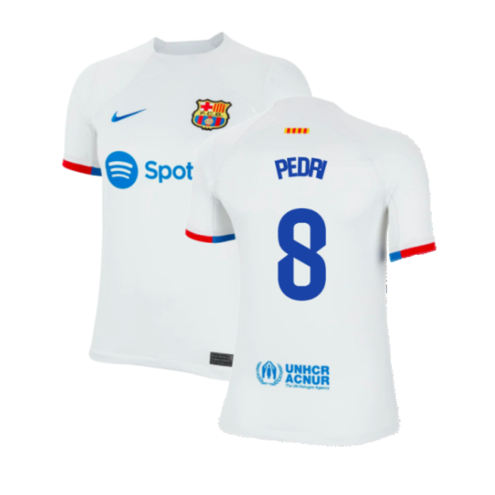 2023-2024 Barcelona Away Shirt (Kids) (Pedri 8)_3