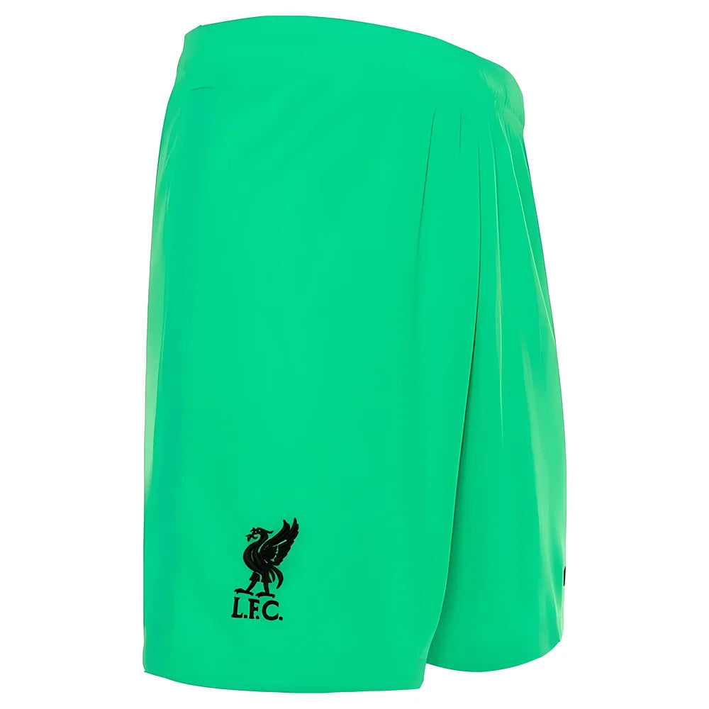 Liverpool 2021-2022 Home Goalkeeper Shorts (Green) - Kids_1