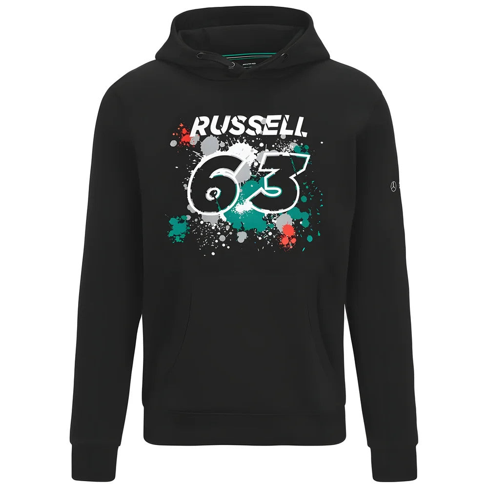 2022 Mercedes George Russell #63 Hoodie (Black)_1