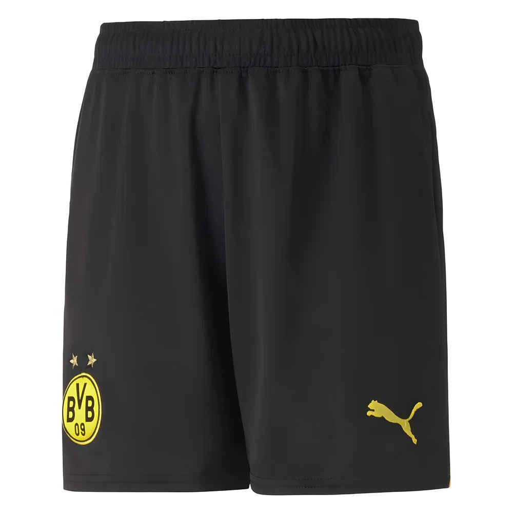 2022-2023 Borussia Dortmund Home Shorts (Black) - Kids_1