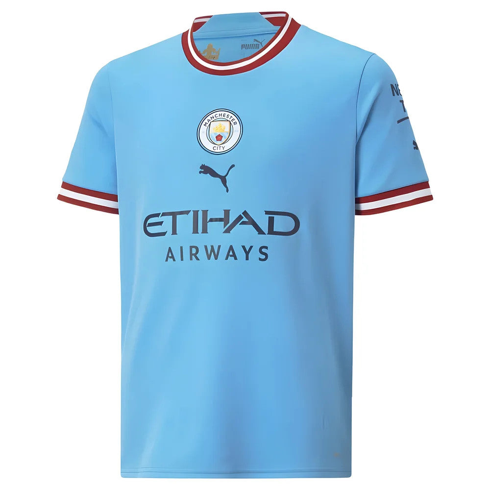 2022-2023 Man City Home Shirt (Kids) (HAALAND 9)_3