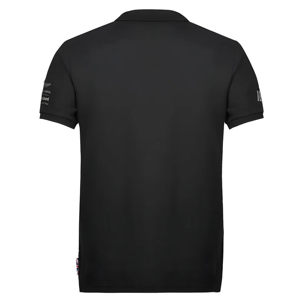 2022 Aston Martin Official LS Polo Shirt (Black)_1