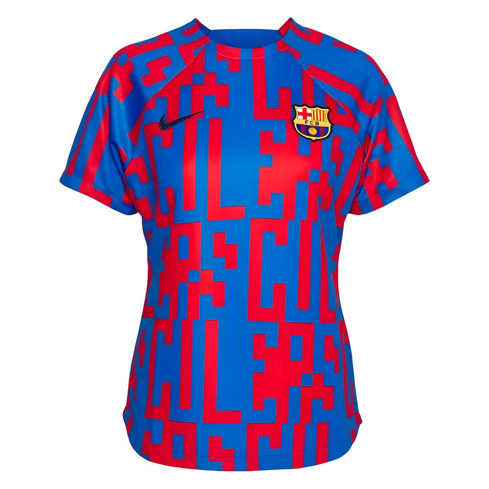 2022-2023 Barcelona Pre-Match Training Shirt (Blue) - Ladies_1