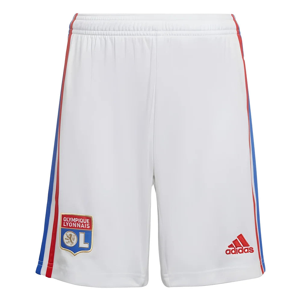 2022-2023 Olympique Lyon Home Shorts (White) - Kids_1