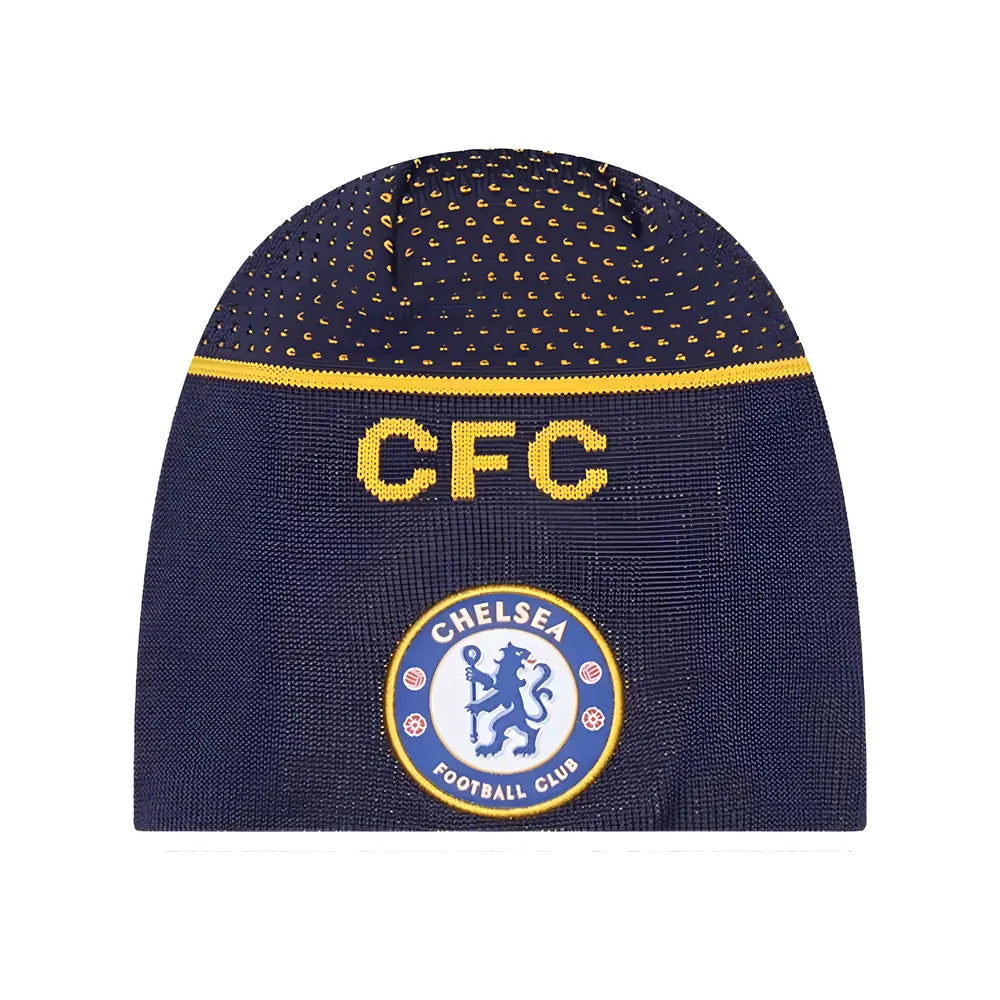 2022-2023 Chelsea Lion Crest Engineered Skull Beanie Navy_1