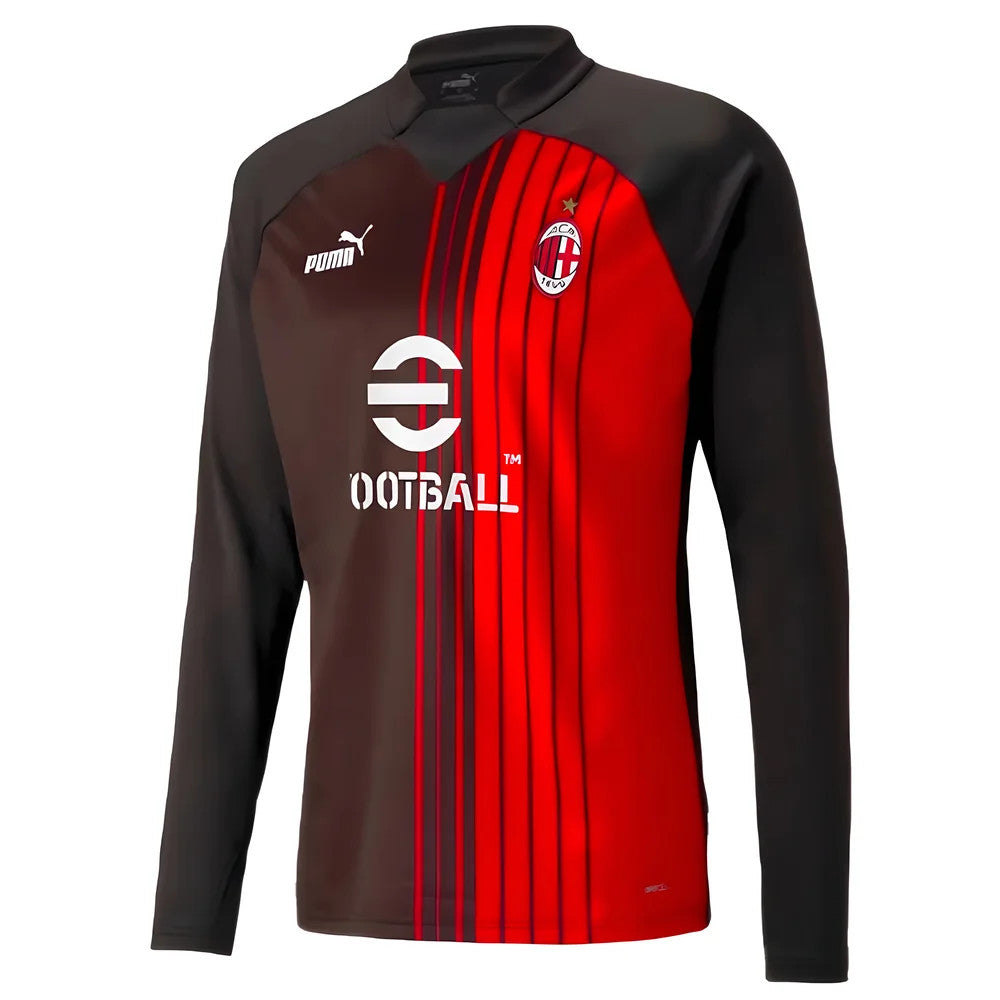 2022-2023 AC Milan Pre-Match Sweat (Black)_0