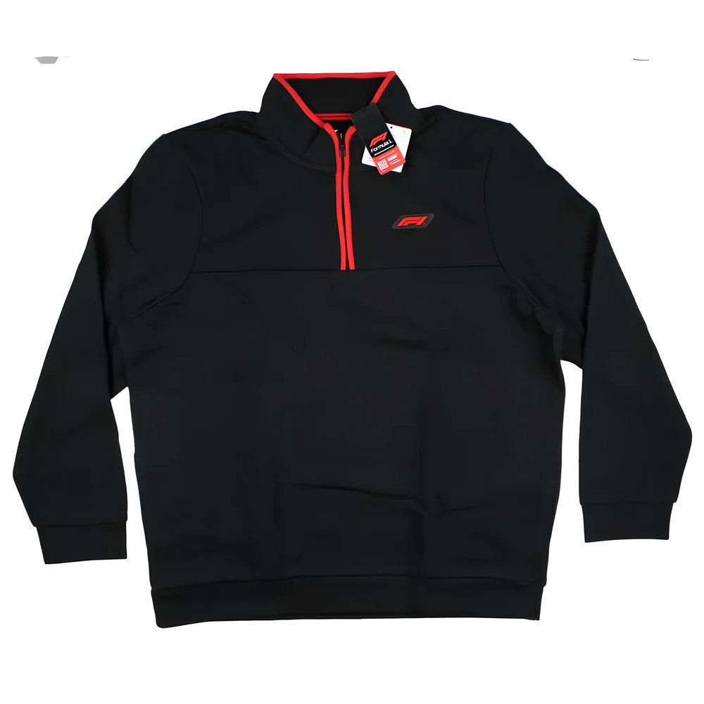 2023 Formula 1 Mens F1 Half Zip Sweat (Black)_1