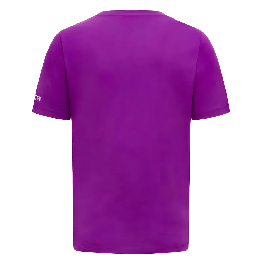 2023 Mercedes AMG Petronas Lewis Hamilton Logo Tee (Purple)_1