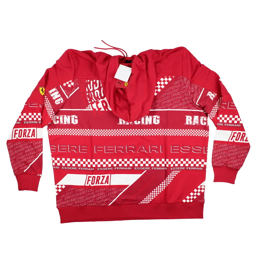 2023 Ferrari Fanwear Graphic Hoodie (Red)_1