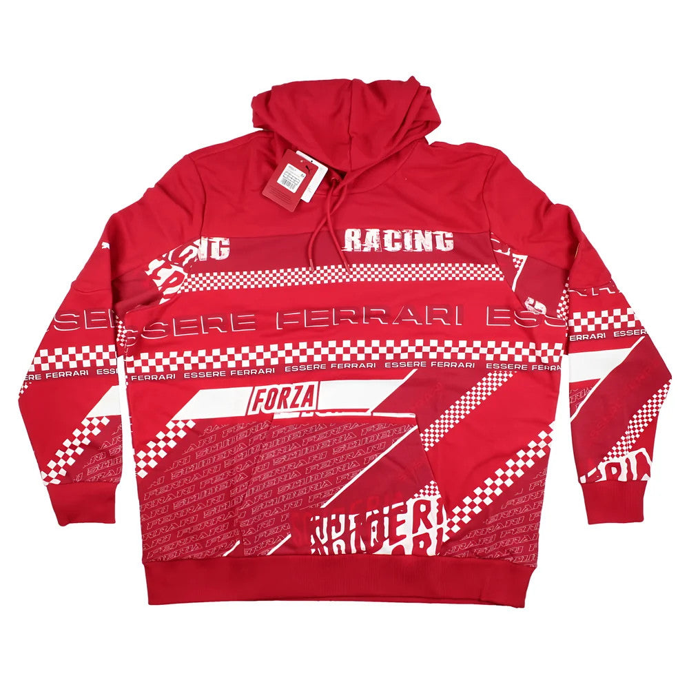 2023 Ferrari Fanwear Graphic Hoodie (Red)_1