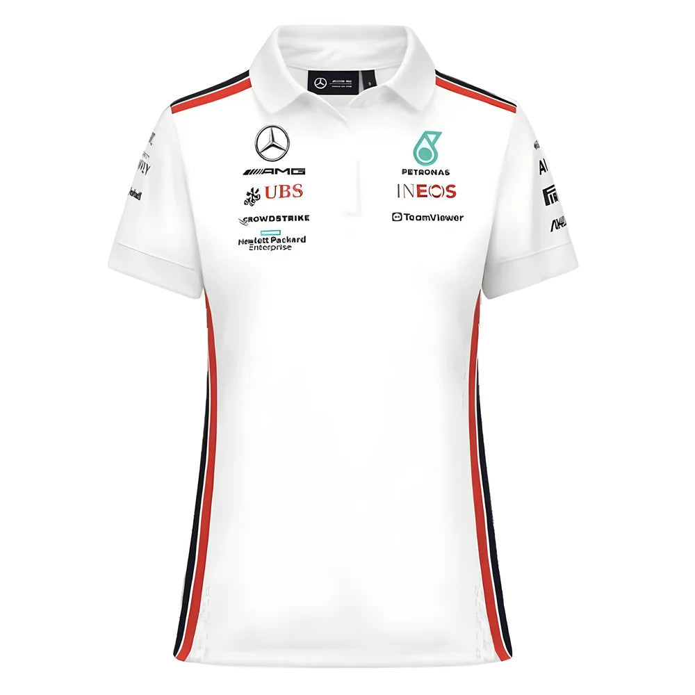 2023 Mercedes-AMG Team Polo Shirt (White) - Ladies_1