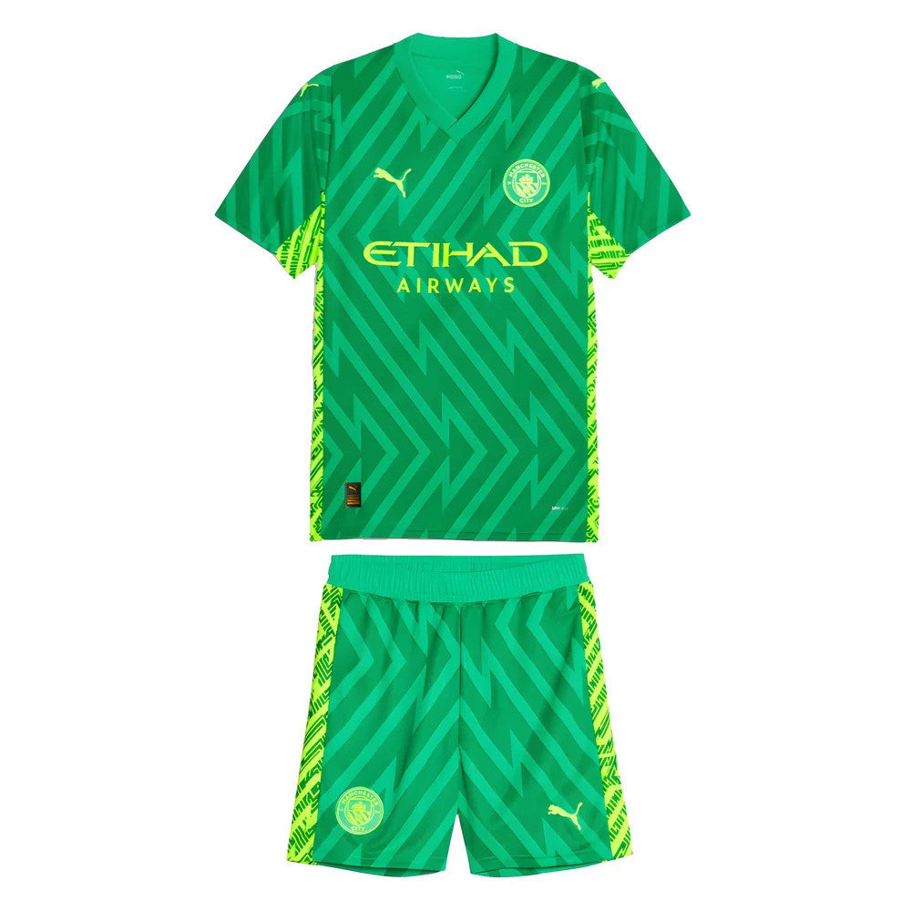 2023-2024 Man City Goalkeeper Mini Kit (Green)_1