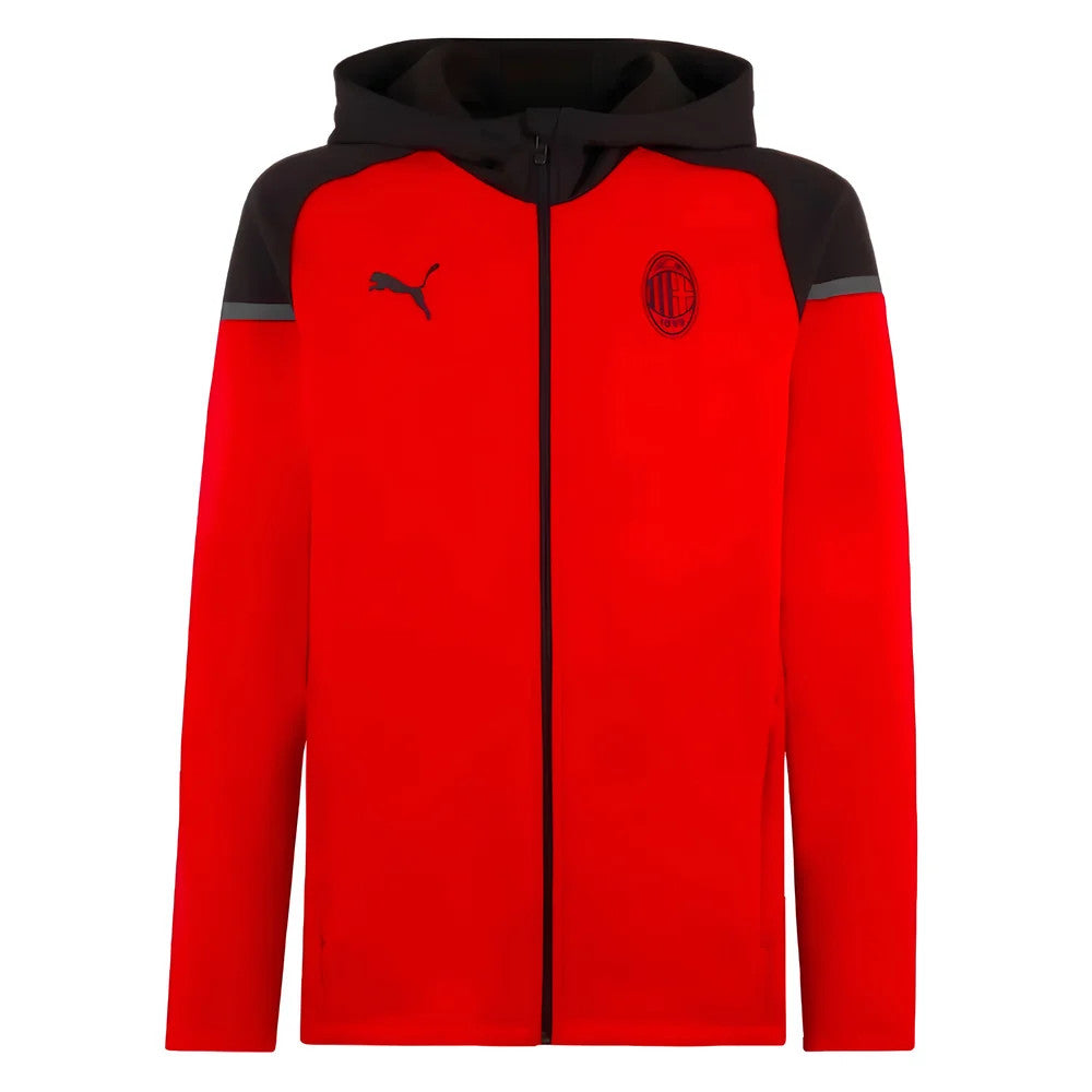 2023-2024 AC Milan Casuals Hooded Jacket (Red)_1