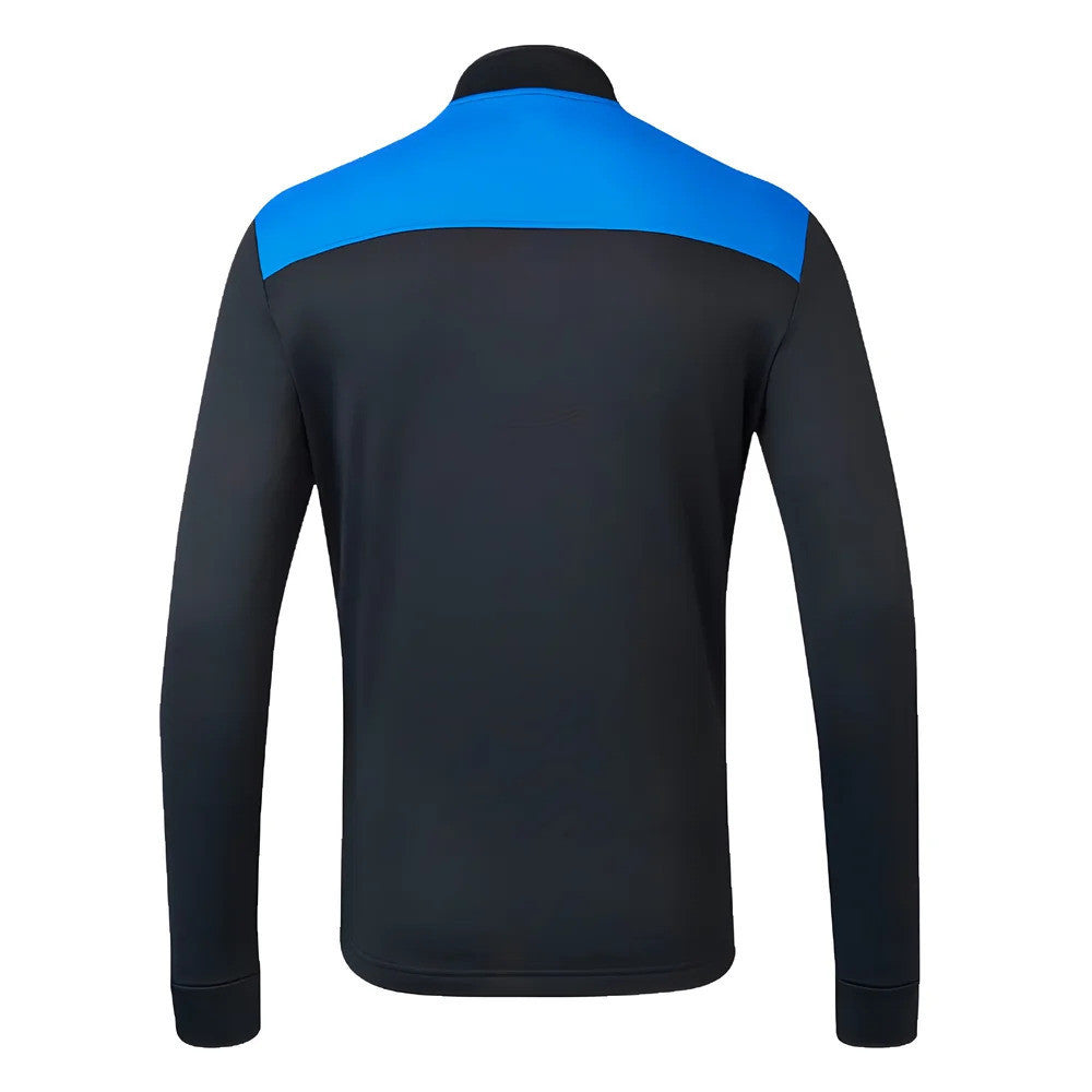 2023-2024 Rangers Players Matchday Half Zip Midlayer (Black)_1