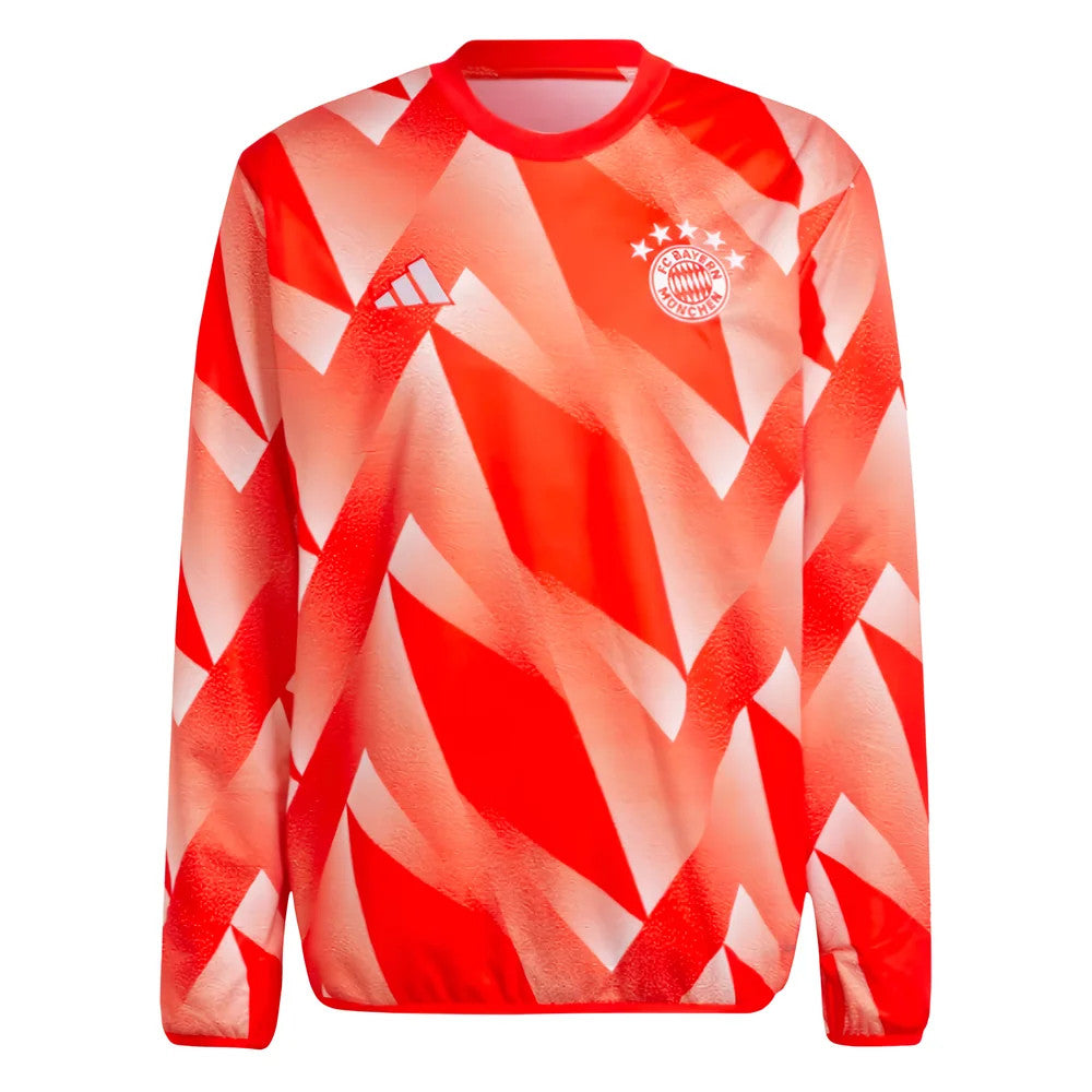 2023-2024 Bayern Munich Pre-Match Warm Top (Red)_1