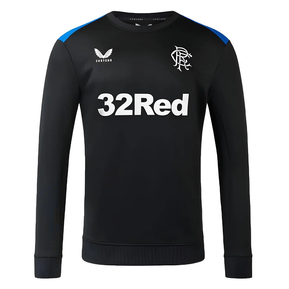 2023-2024 Rangers Players Matchday Sweatshirt (Black)_1