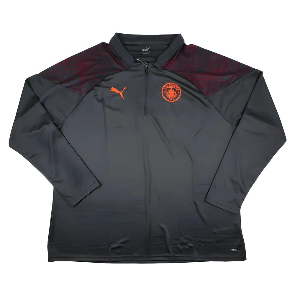 2023-2024 Man City Training Half Zip Top (Strong Grey)_1