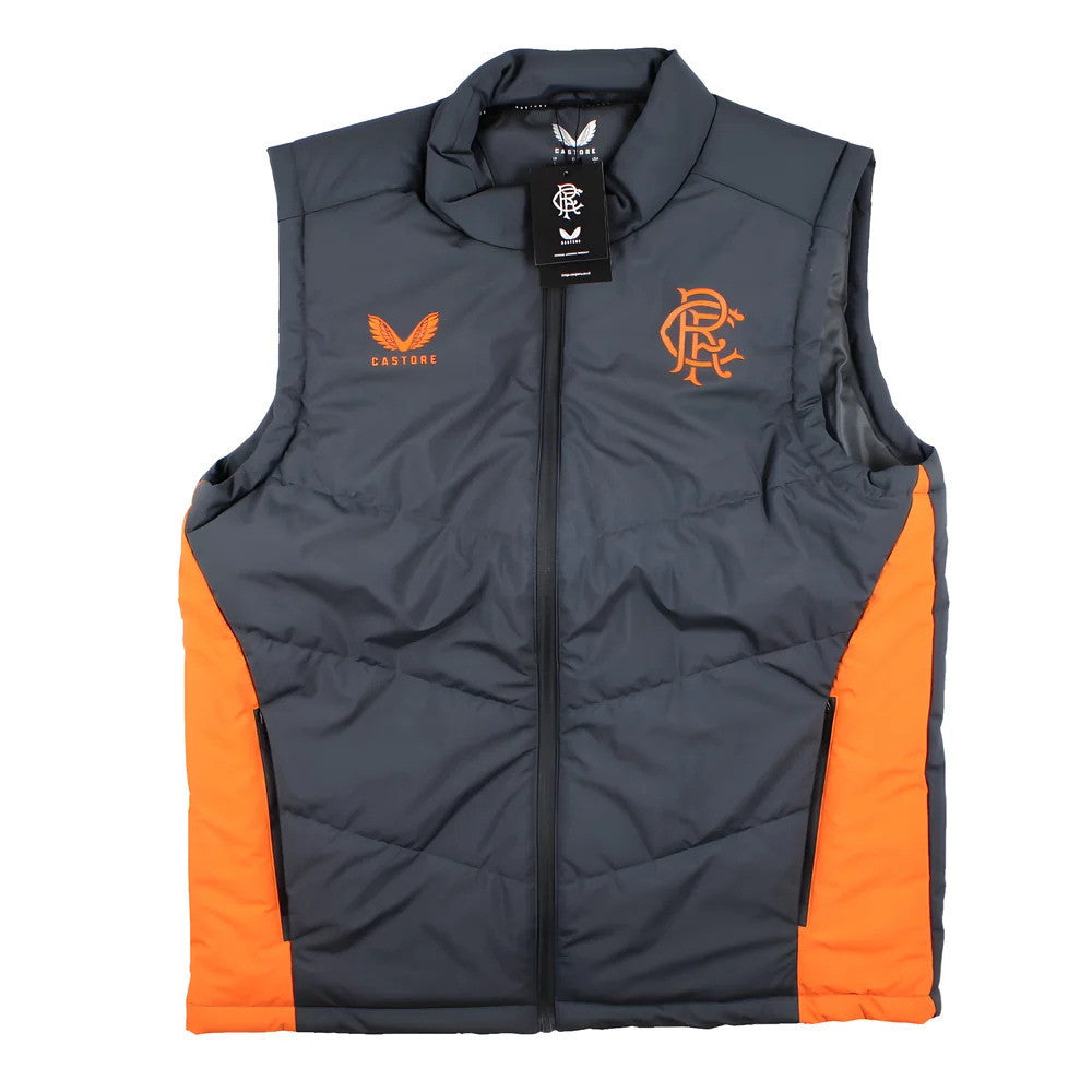2023-2024 Rangers Coaches Training Bench Gilet (Ebony)_1