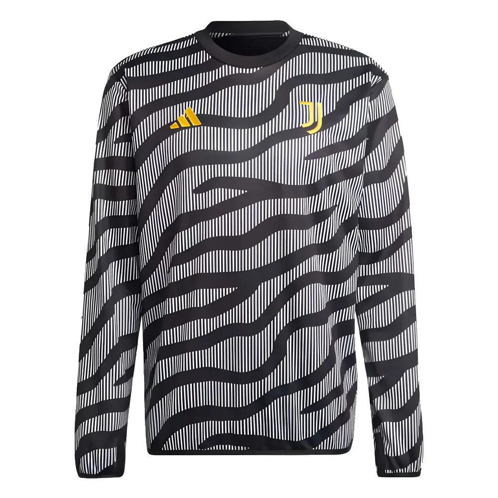 2023-2024 Juventus Pre-Match Warm Top (Black)_1