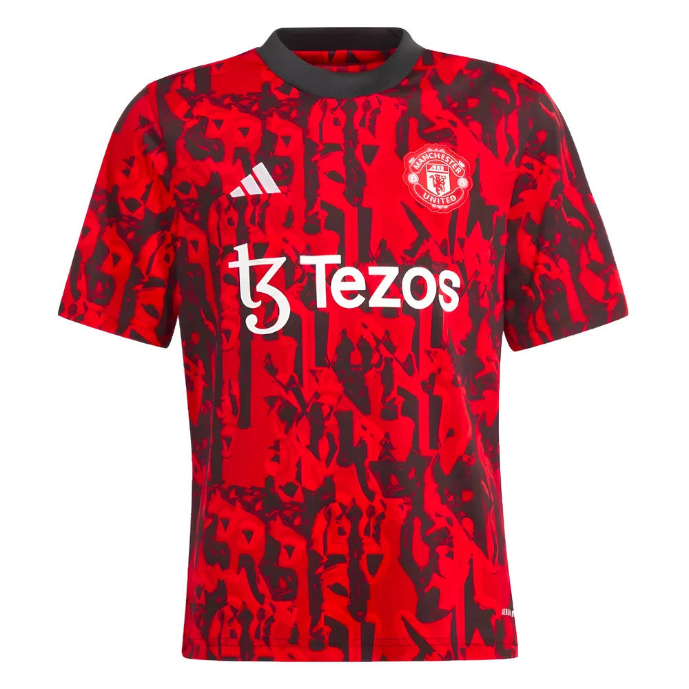 2023-2024 Man Utd Pre-Match Shirt (Red) - Kids_1