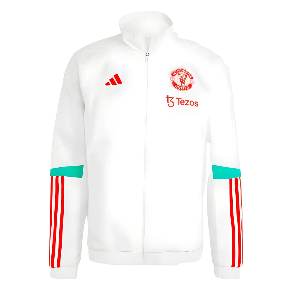 2023-2024 Man Utd Presentation Jacket (White)_0