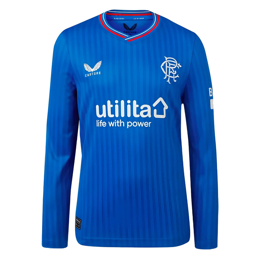 2023-2024 Rangers Long Sleeve Home Shirt (Kids)_1