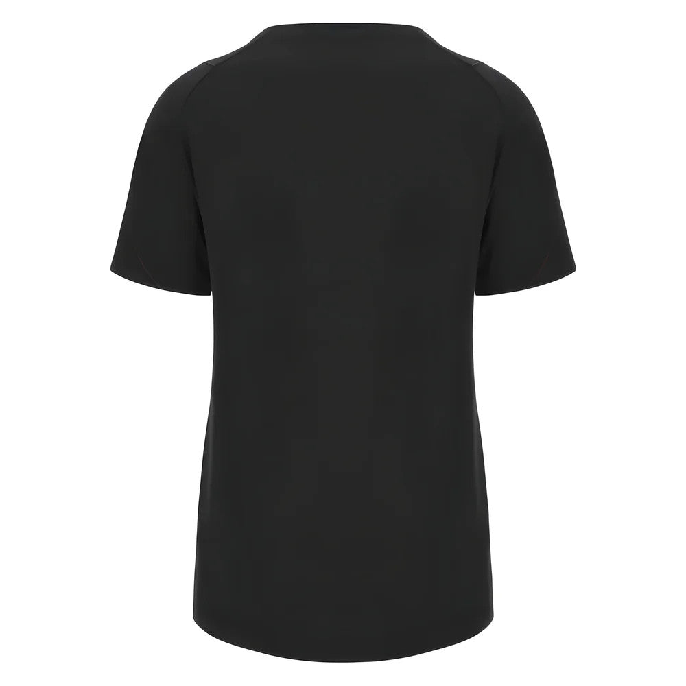 2023-2024 Wales Rugby WRU Cotton Tee (Black) - Ladies_1