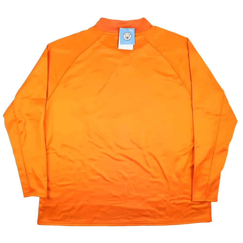 2023-2024 Man City Pre-Match LS Sweat Top (Orange)_1