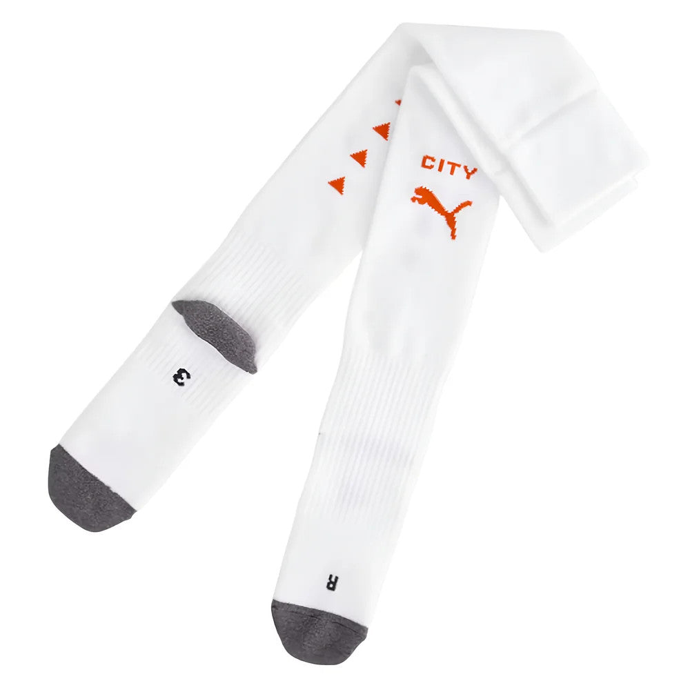 2023-2024 Man City Away Socks (White)_0
