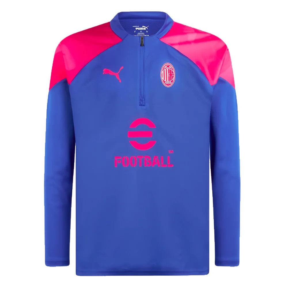 2023-2024 AC Milan Training Half Zip Top (Sapphire)_1