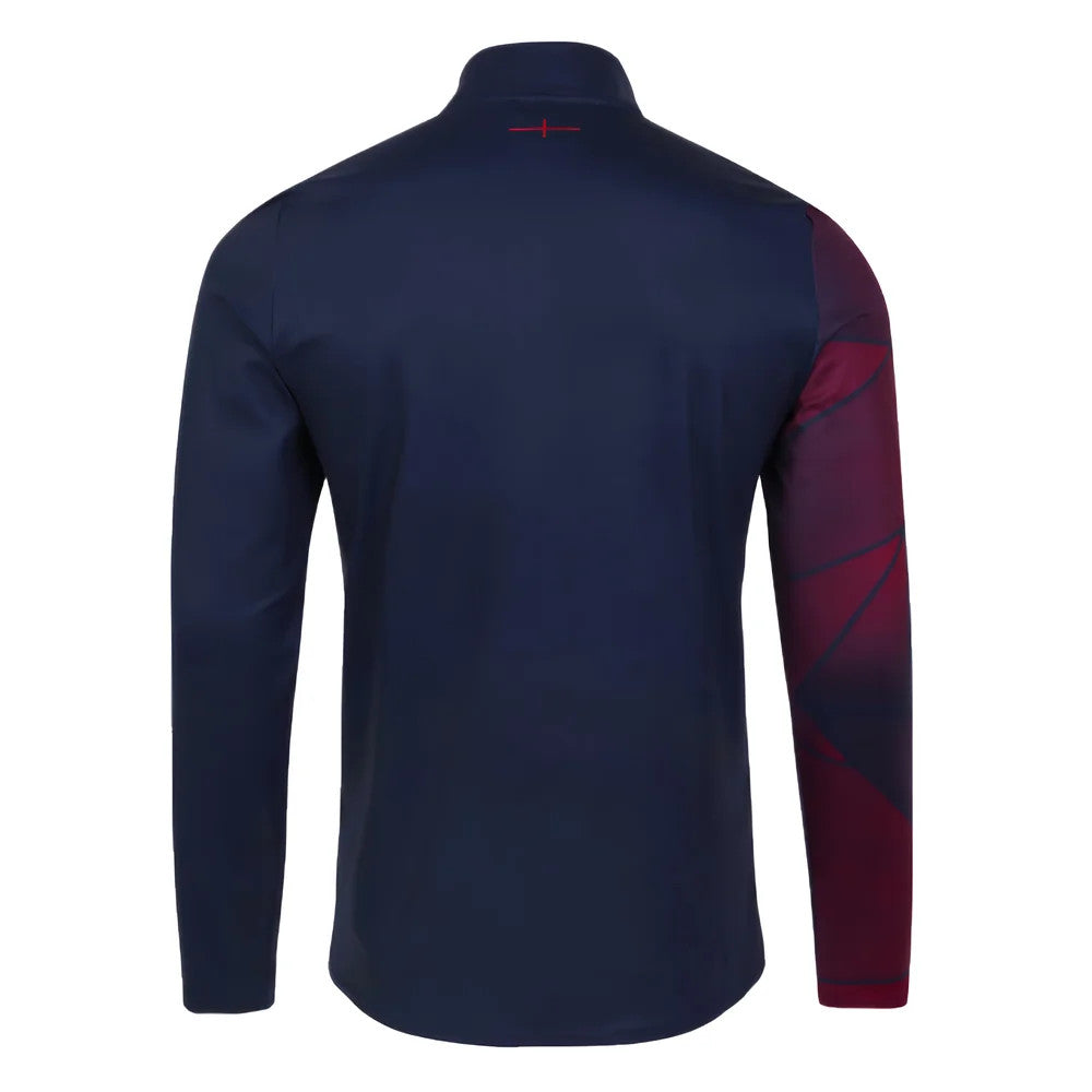 2023-2024 England Rugby Warm Up Mid Layer Top (Navy Blazer)_1