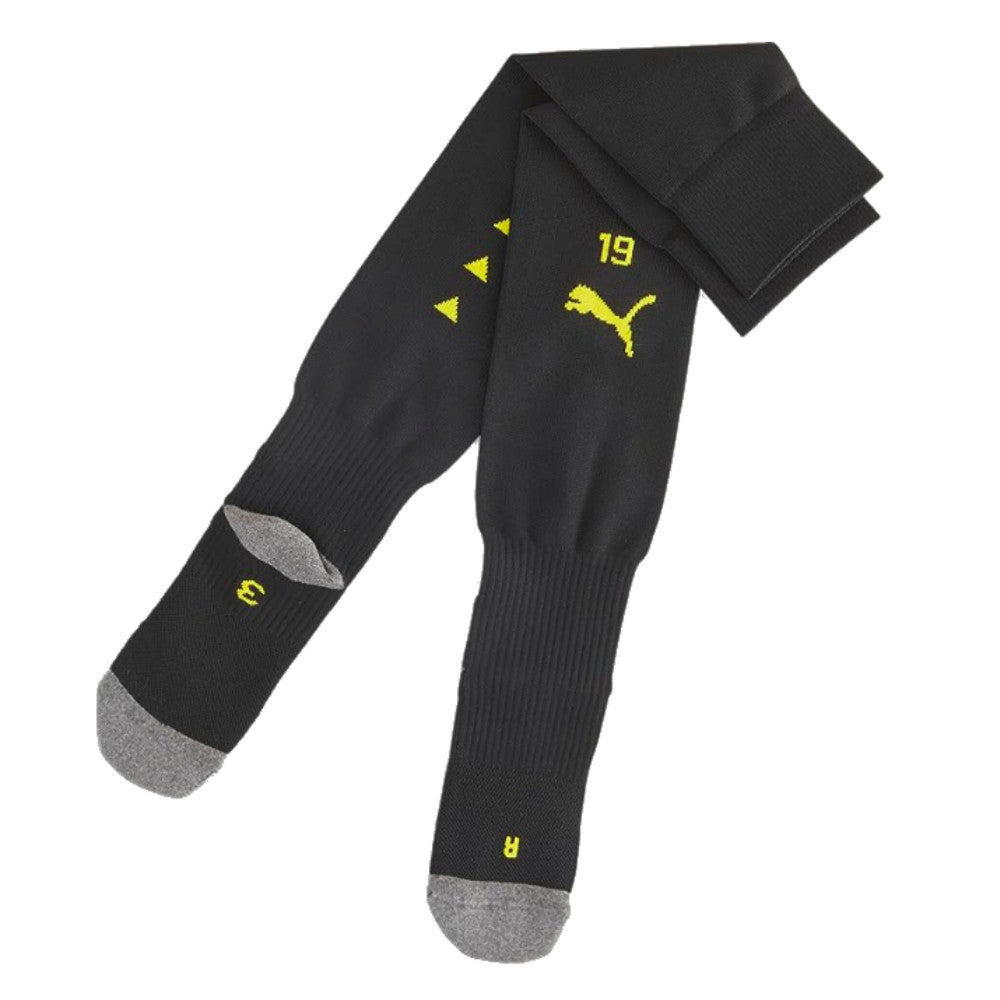 2023-2024 Borussia Dortmund Home Socks (Black-Yellow)_0