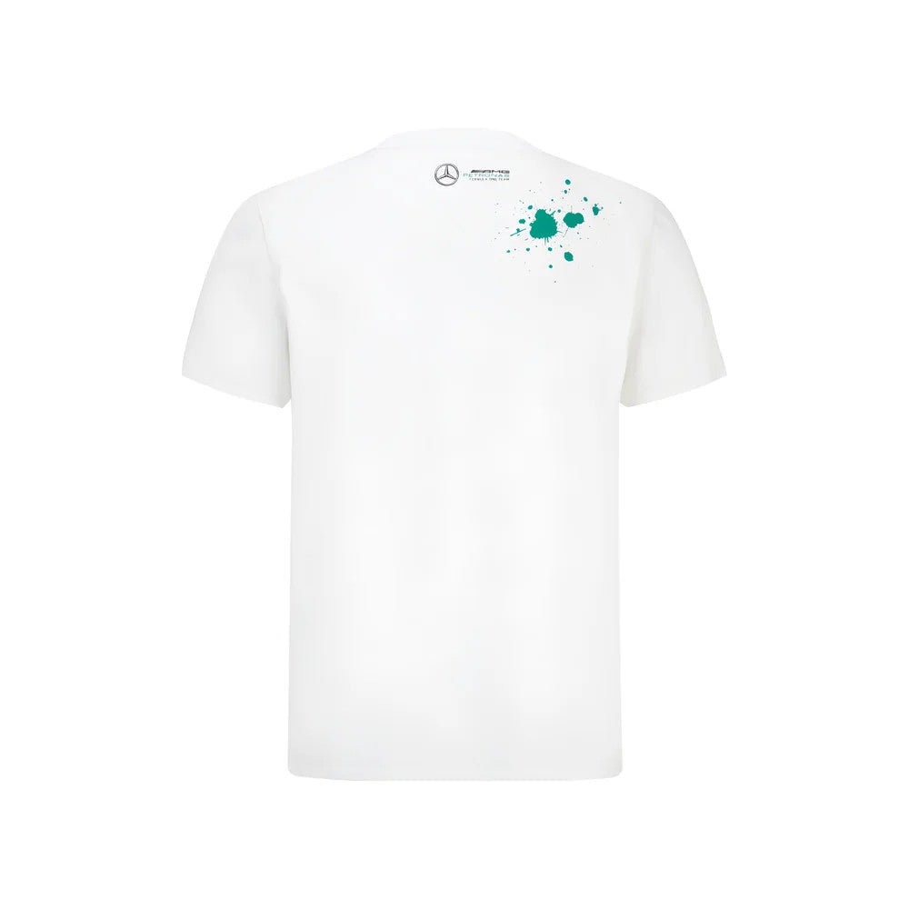 2022 Mercedes AMG Mens Lewis 44 T-Shirt (White)_1