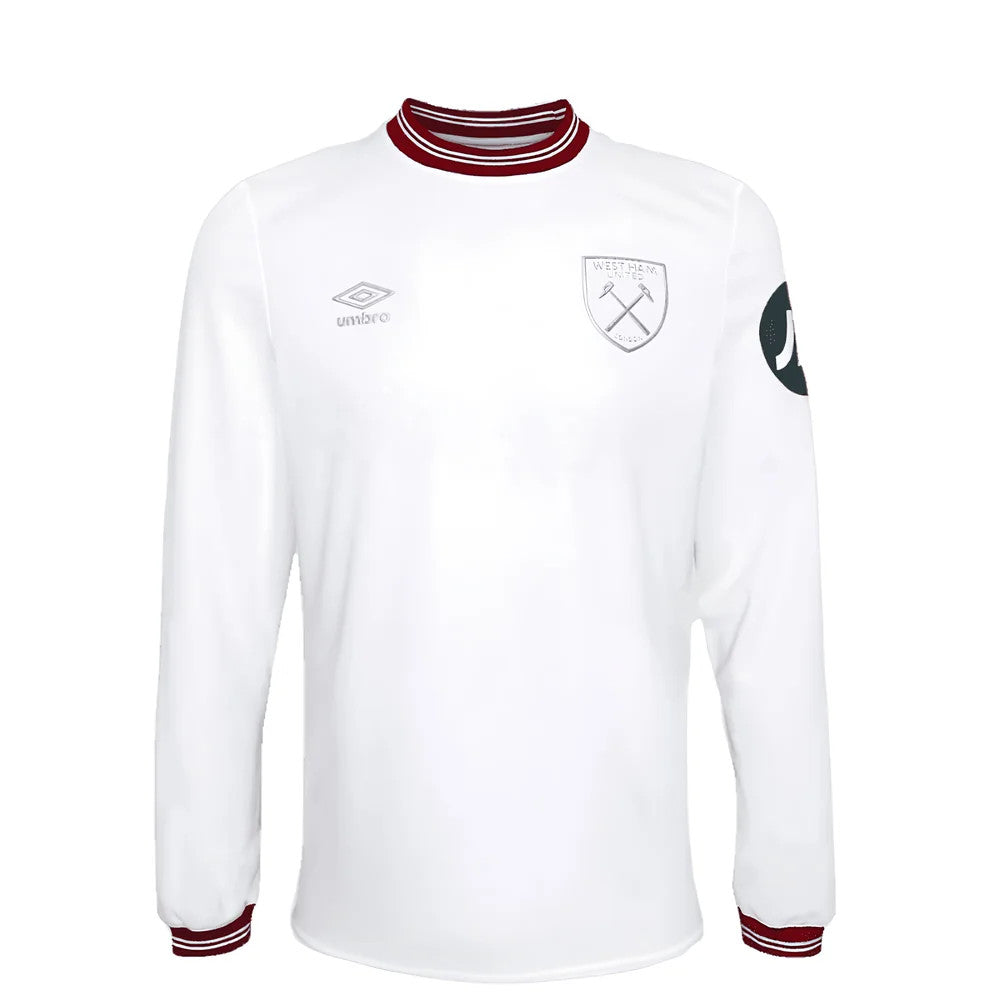 2023-2024 West Ham Long Sleeve Away Shirt (Kids)_1