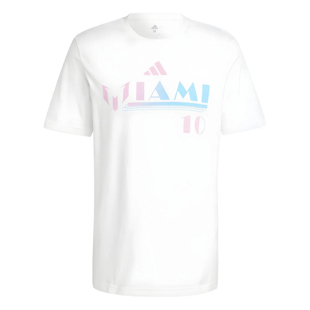2023-2024 Inter Miami Messi Miami 10 T-Shirt (White)_1