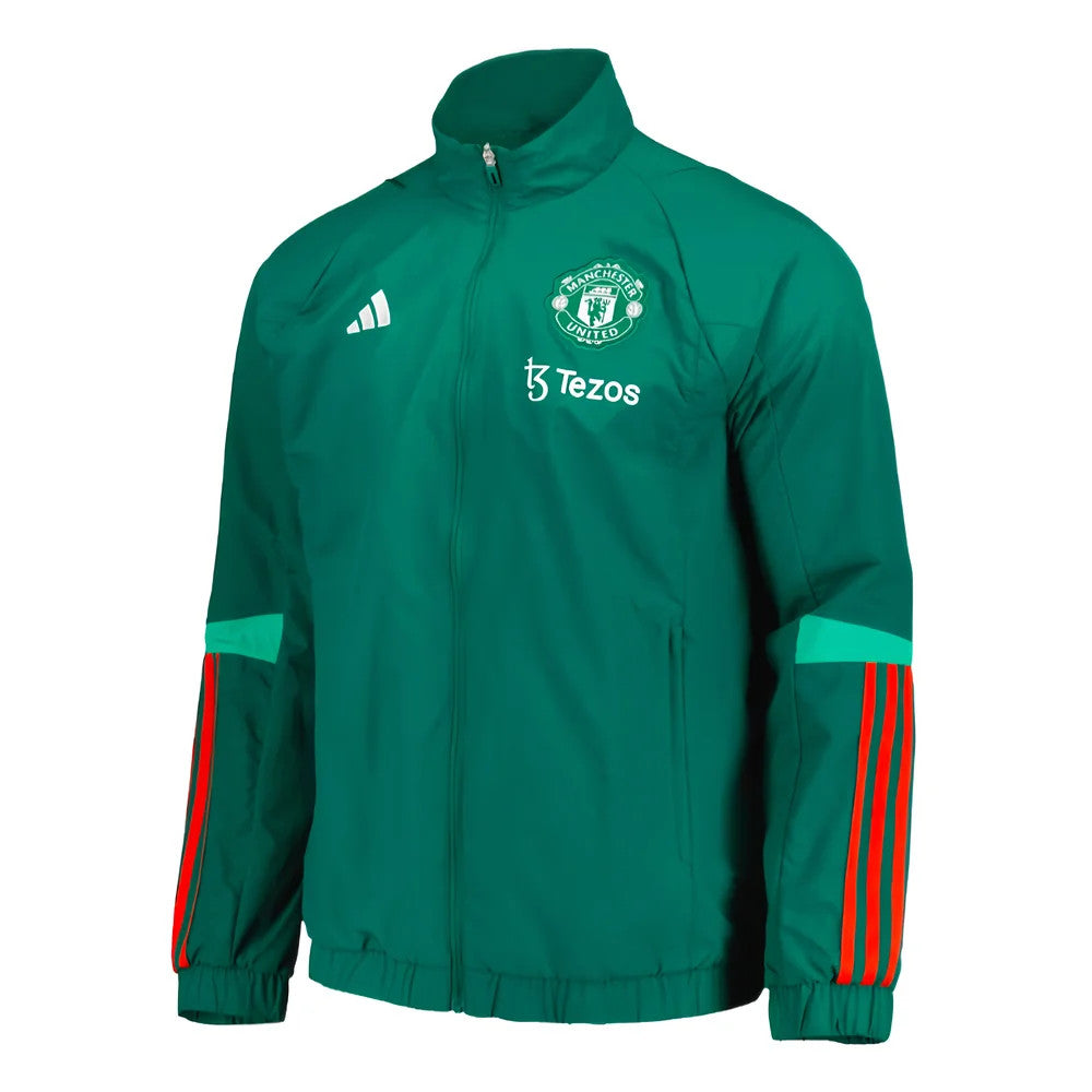 2023-2024 Man Utd Presentation Jacket (Green)_1