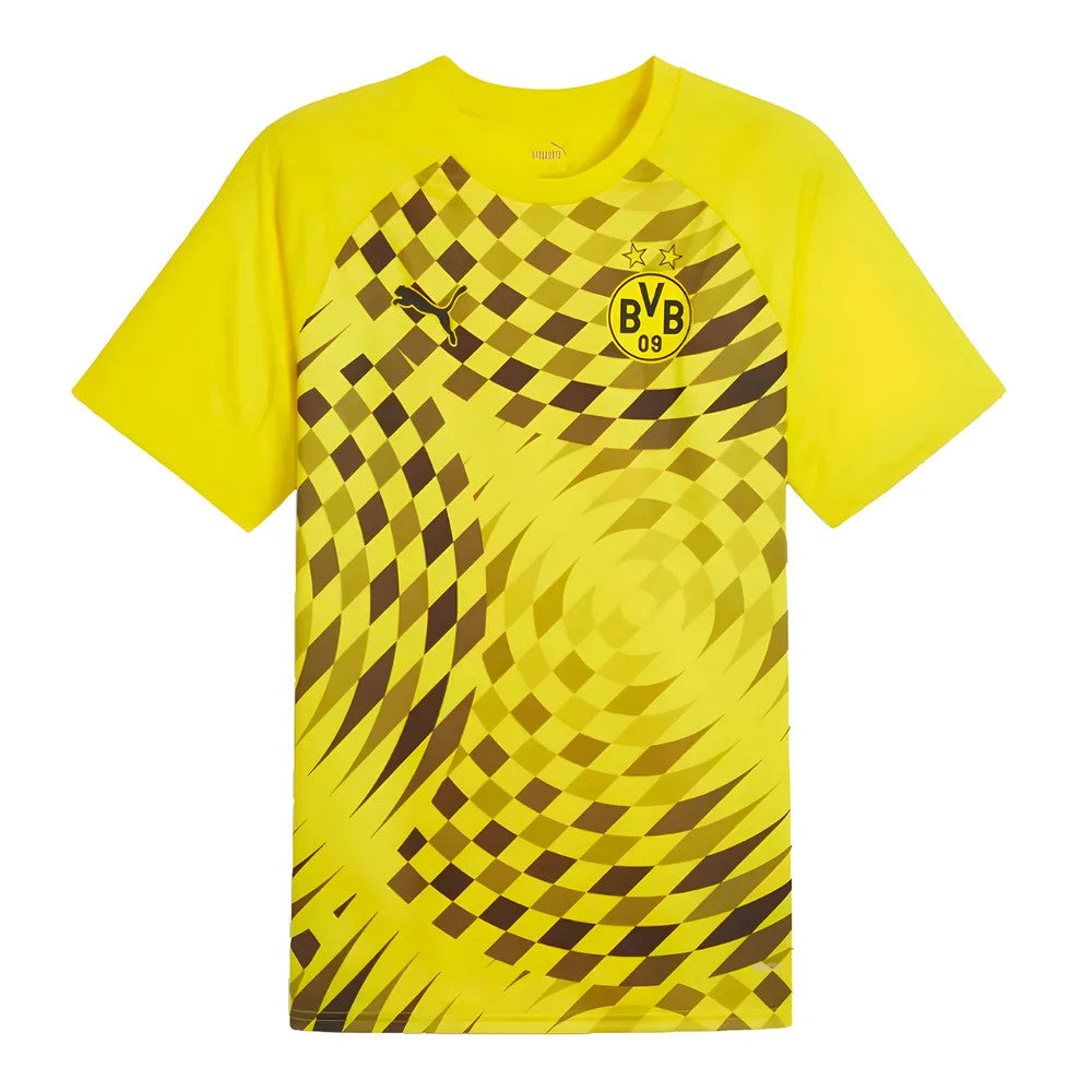 2023-2024 Borussia Dortmund Pre-Match Shirt (Cyber Yellow)_1