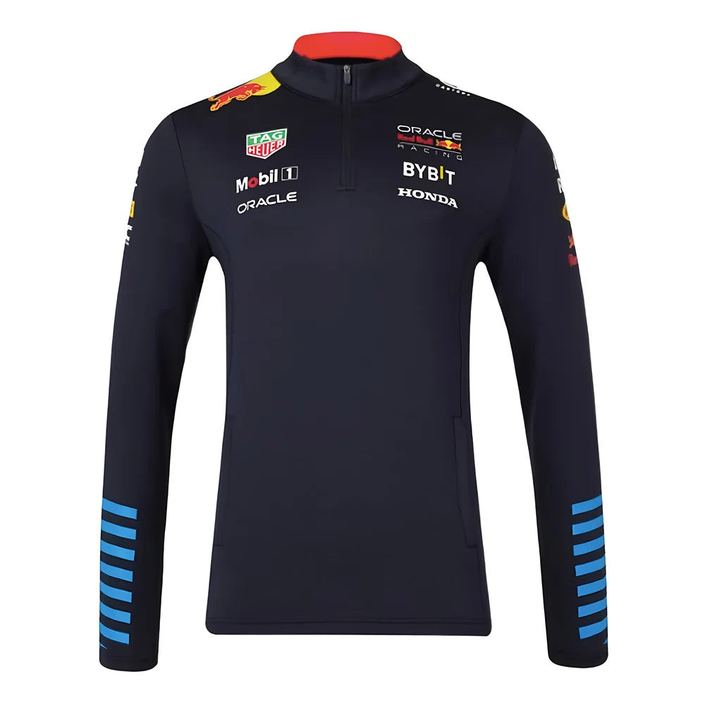 2024 Red Bull Racing Team 1/4 Zip Midlayer - Night Sky_1