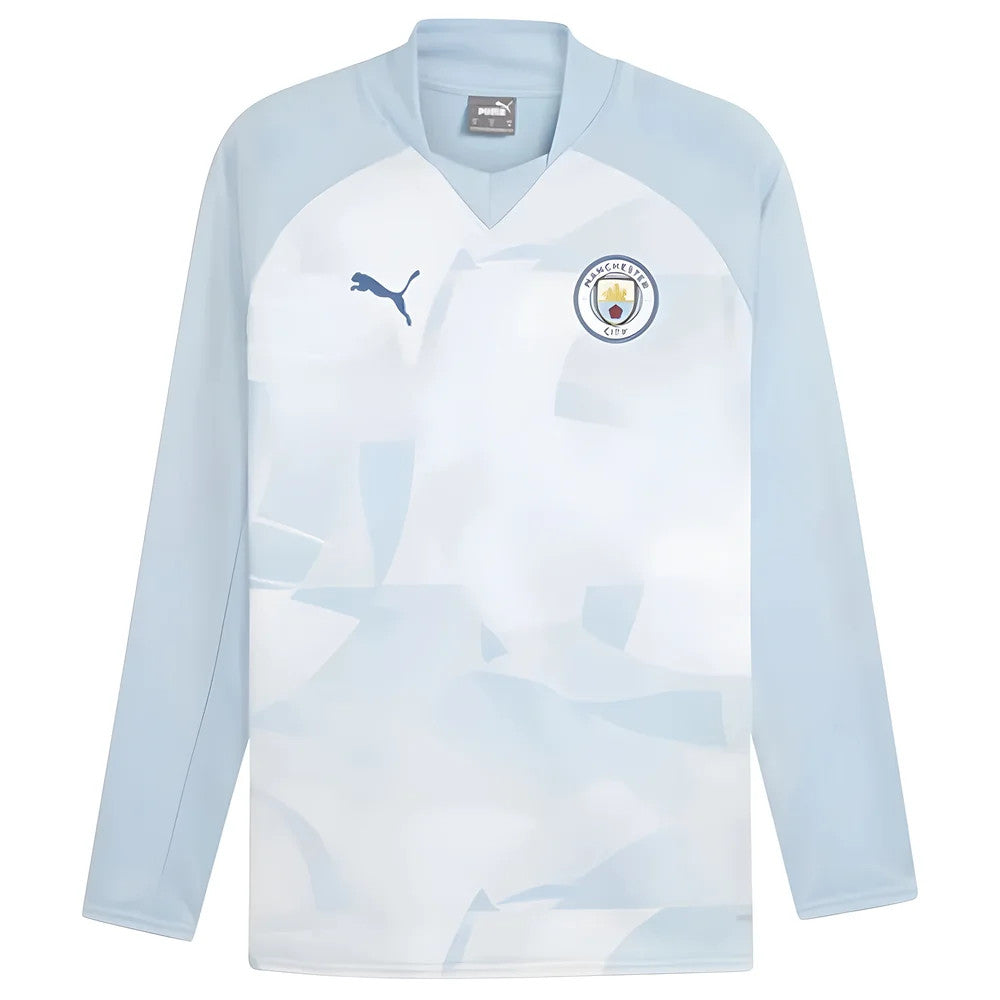 2023-2024 Man City Prematch LS Sweat Top (Silver Sky)_1