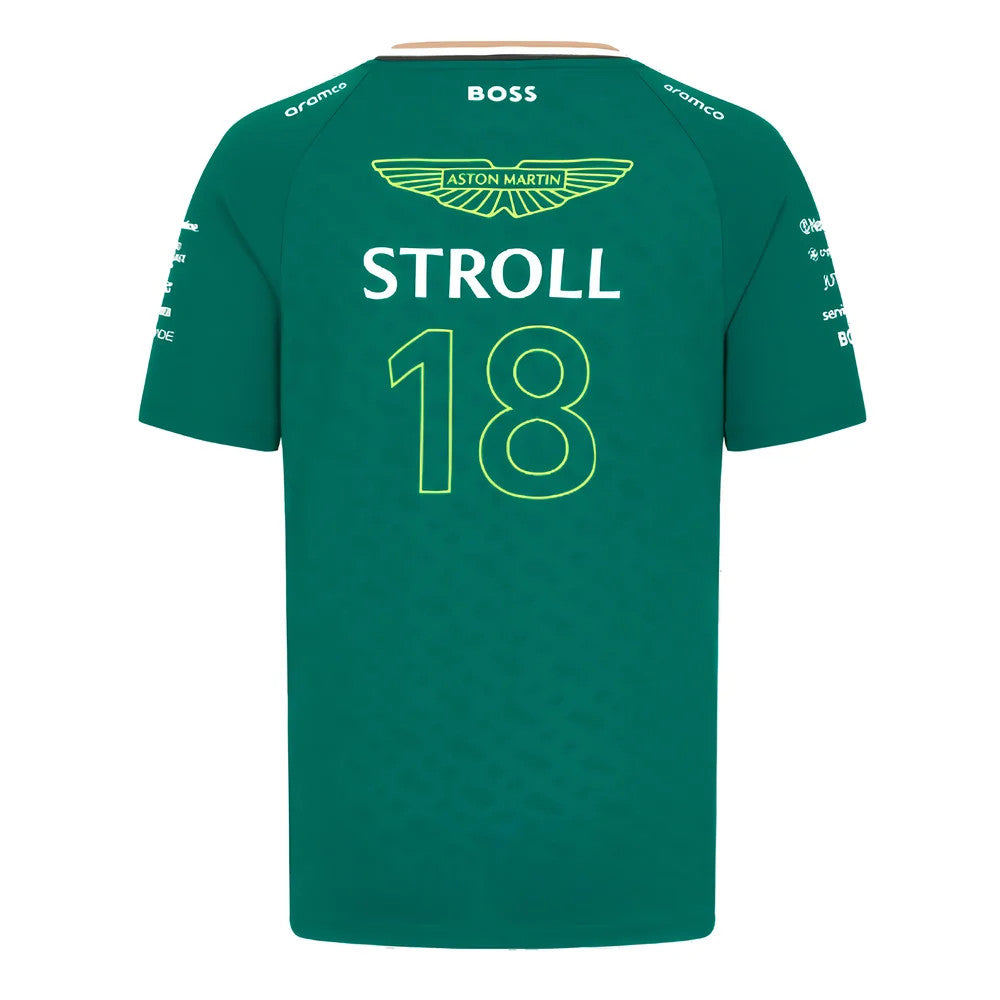 2024 Aston Martin Lance Stroll Team Tee (Green)_1