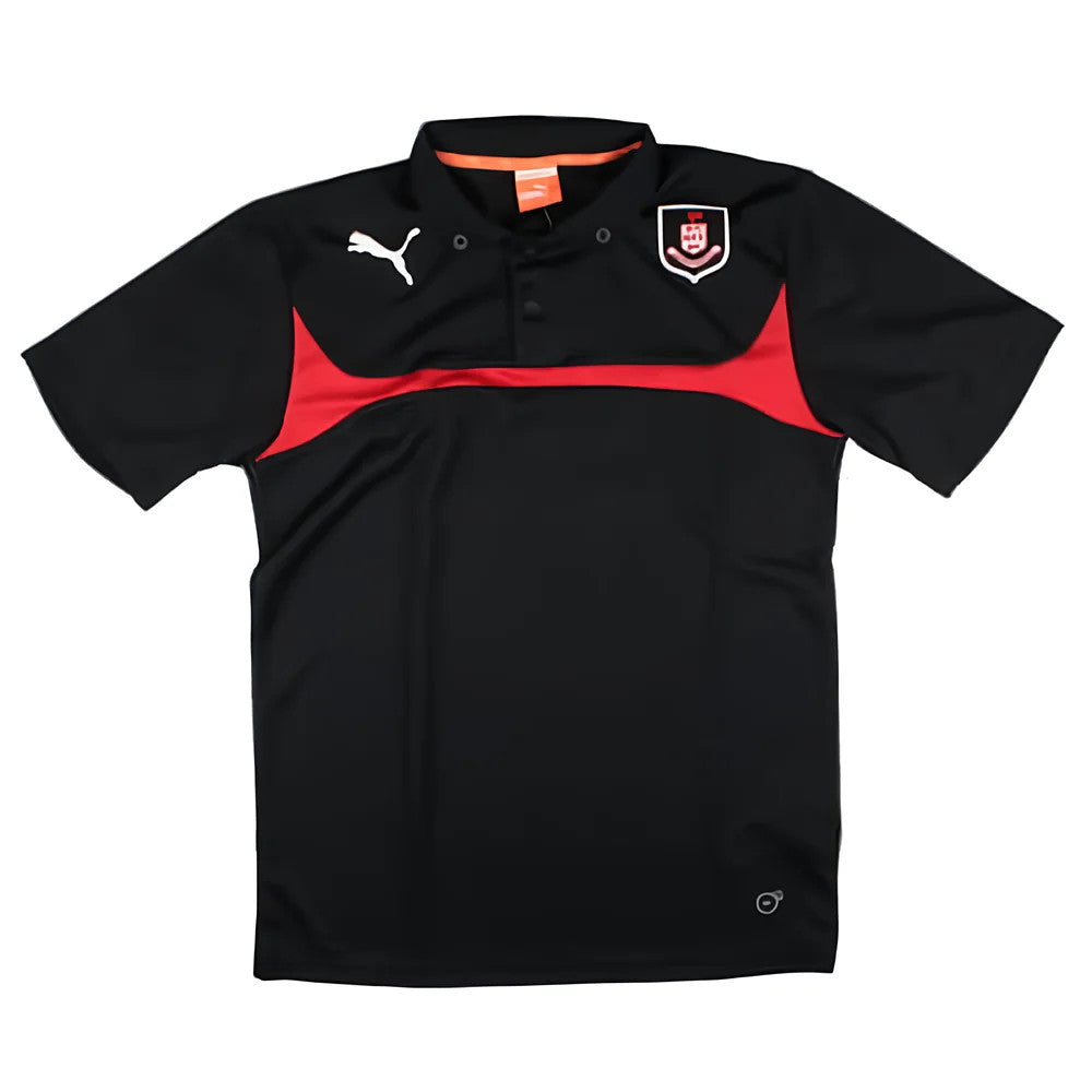 2015-2016 Airdrie Pre-Match Polo Shirt (Black)_1