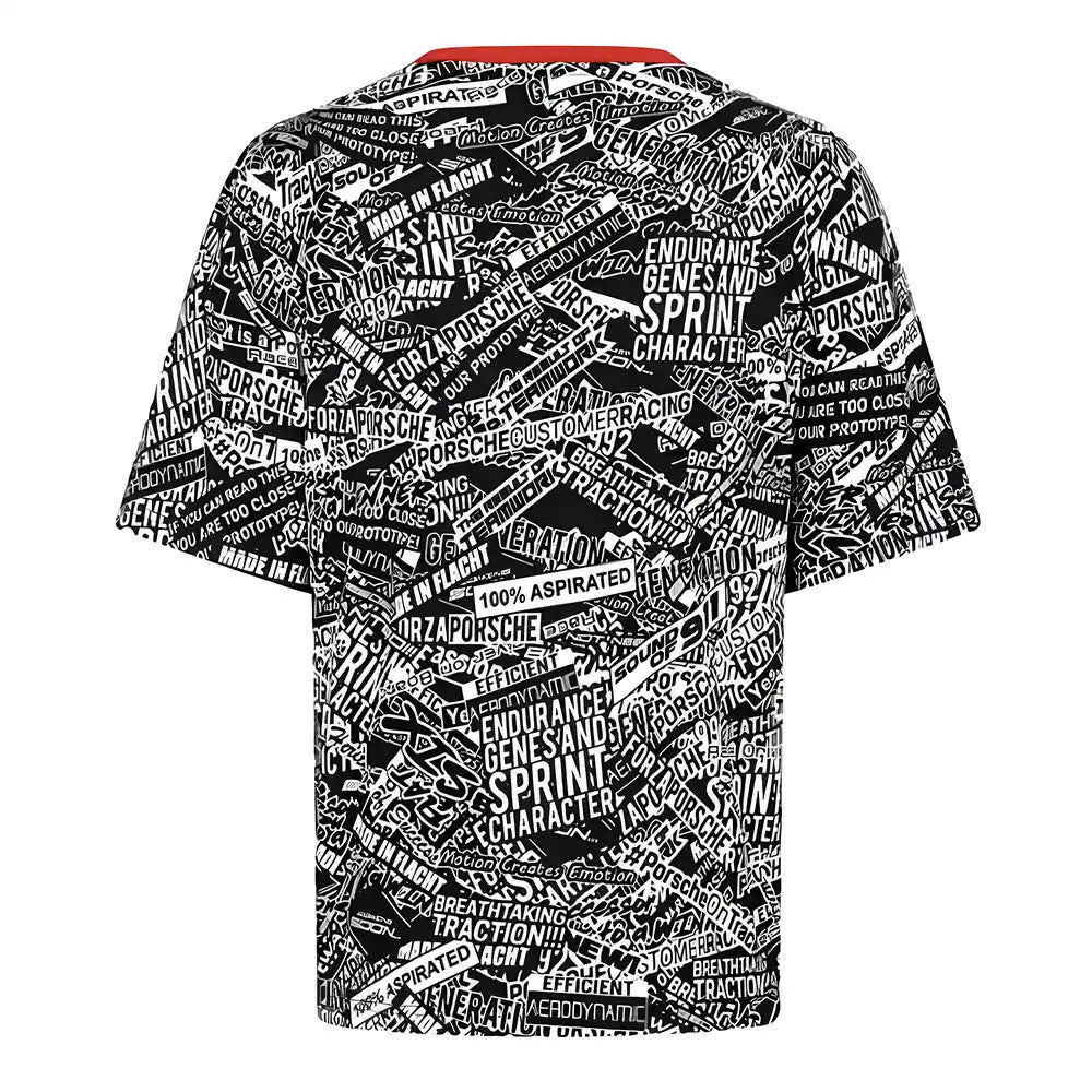 2024 Porsche Motorsport AOP Oversized T-Shirt (Black)_1