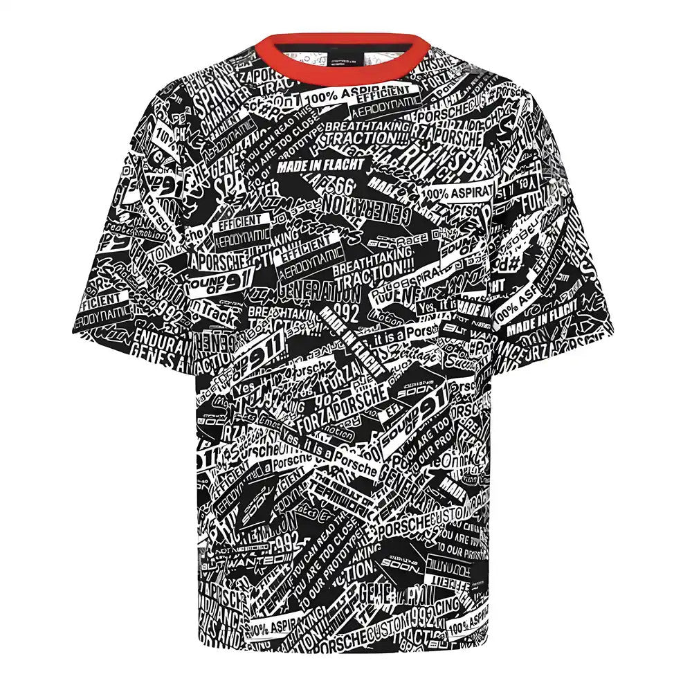 2024 Porsche Motorsport AOP Oversized T-Shirt (Black)_1