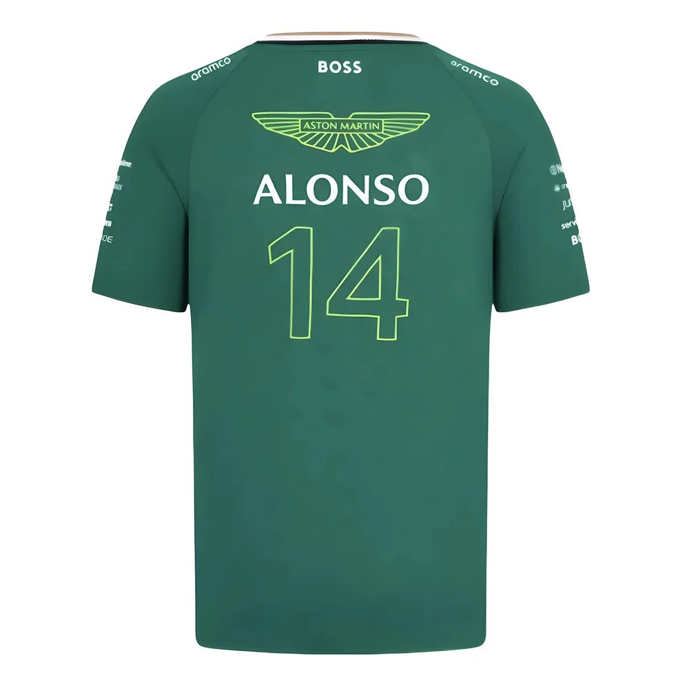 2024 Aston Martin Fernando Alonso Team T-Shirt (Green)_1