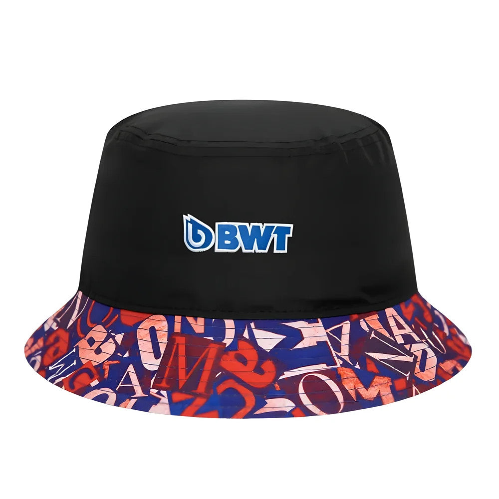 2024 Alpine Racing Monaco Tapered Bucket Hat (Black) - Large_1