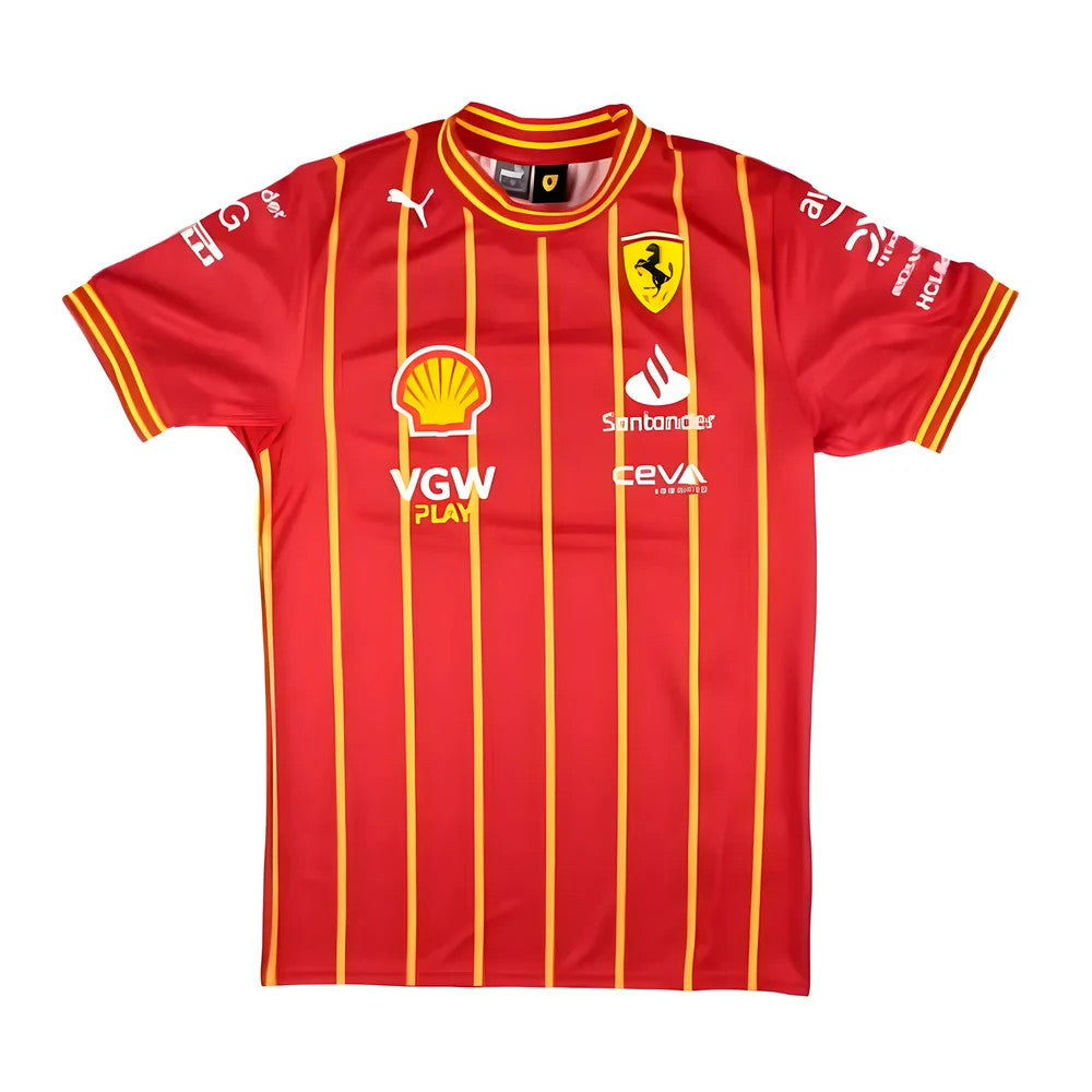 2024 Ferrari Team Soccer Jersey - Charles Leclerc_1